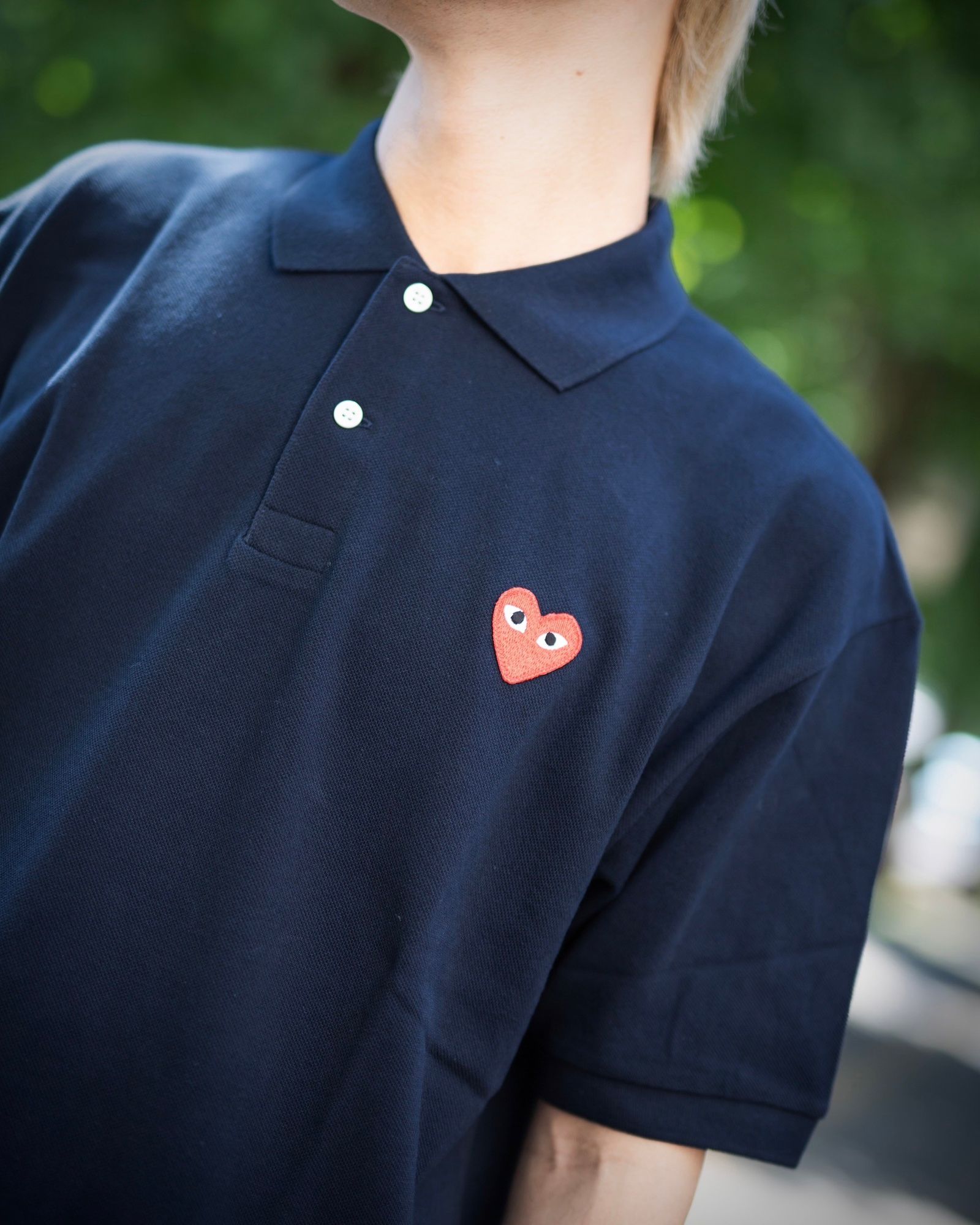 PLAY COMME des GARCONS ポロシャツ スタイル 2024.6.17 | 4894