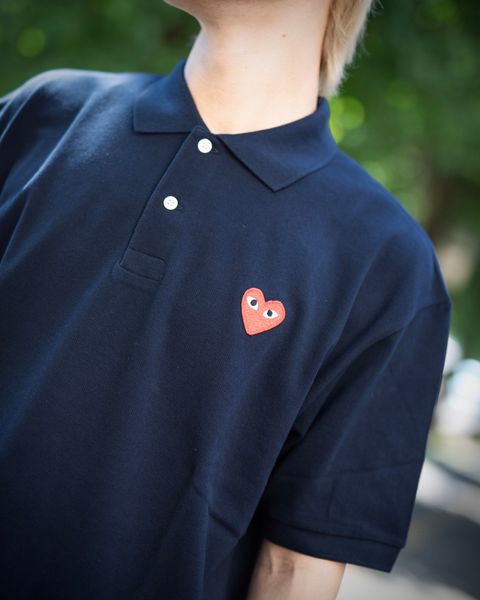 PLAY COMME des GARCONS ポロシャツ スタイル 2024.6.17