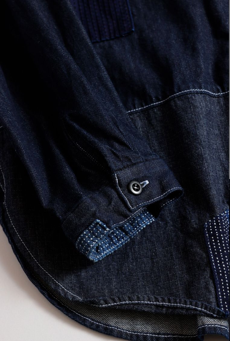 ファンダメンタル デニムシャツ<WOMENS FIT> DENIM SHIRT RINSE(FA25/SH11WR)INDIGO