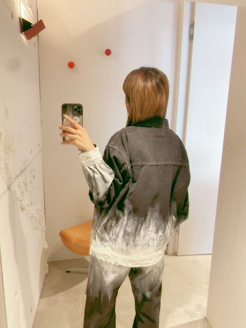 YOKE 新作HAND PAINTED DENIM TRUCKER JACKET style.2024.8.23
