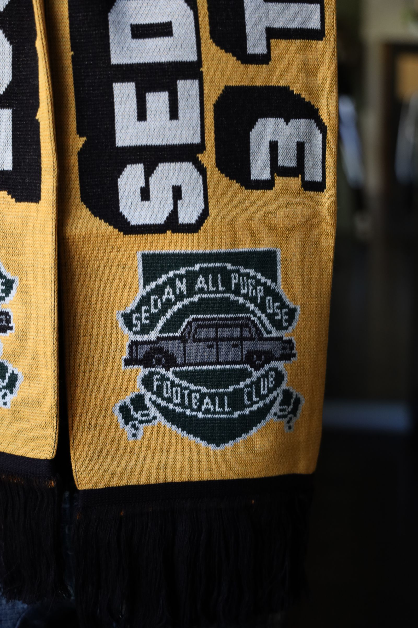 セダンオールパーパス FW24 Football Scarf(SD24F-ACO3)YELLOW☆11月9日(土)新作発売！