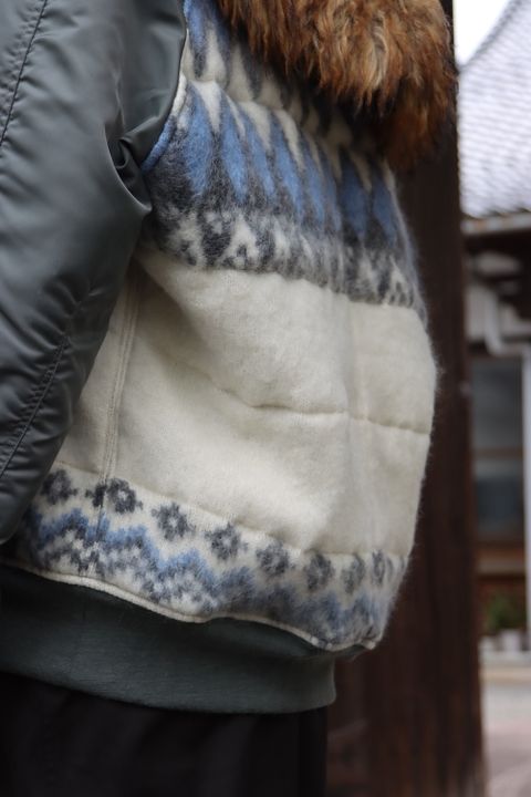 JUNYA WATANABE CdG MAN ウールジャガードN-2Bフライトジャケット style.2021.11.6