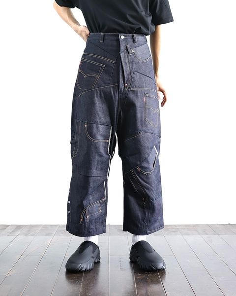 ジュンヤワタナベマン Levi'sダブルネームカスタムデニムパンツ style 2024.4.5