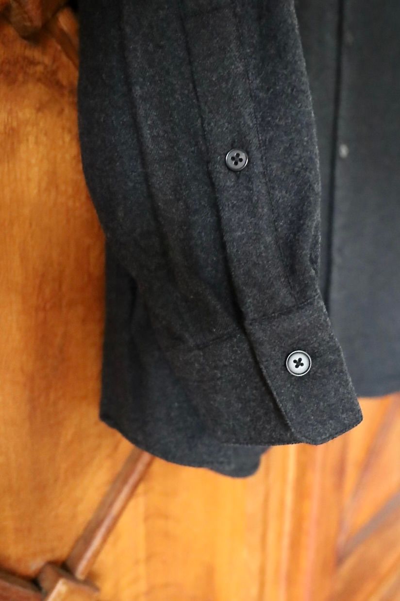 アプレッセ 2026 STYLE2 Wool Regular Collar Shirt(26AAP-02-18)CHARCOAL☆9月5日(土)発売！