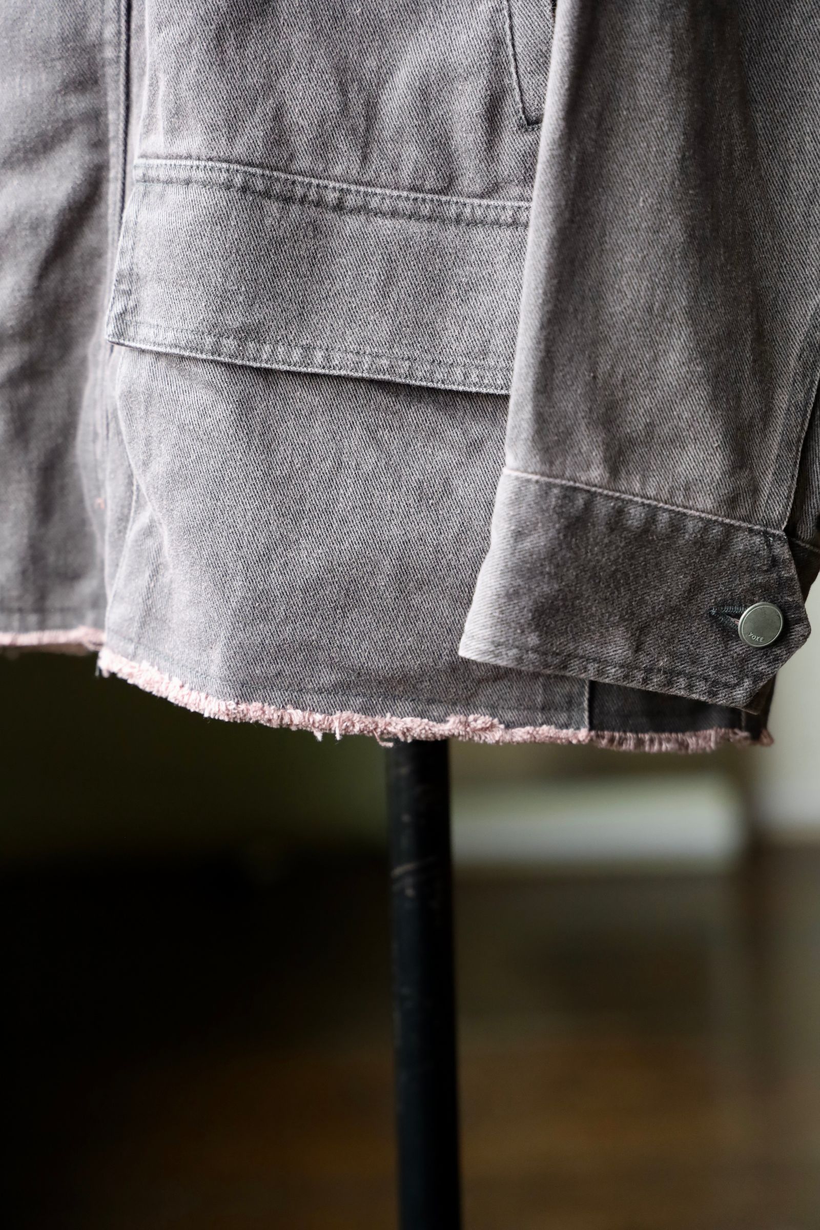 YOKE - ヨーク25SS カバーオールCOTTON CUT-OFF COVERALL JACKET
