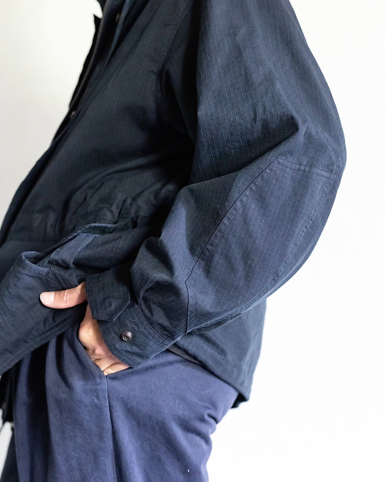 A.PRESSE Silk Ripstop Royal Canadian Air Force Jacket