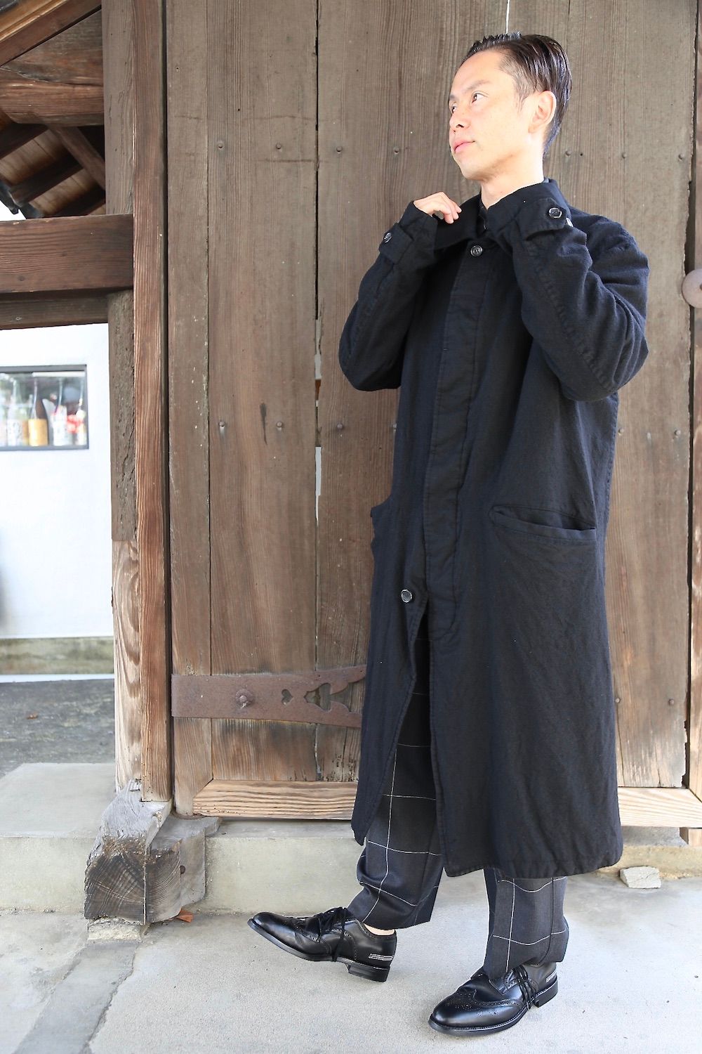 comme des garcons homme plus 22aw 縮絨コート-