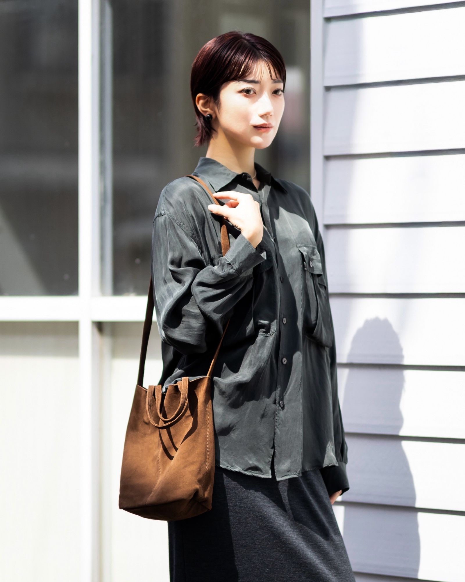 Morphee / モルフェトートバッグ 2WAY SMALL TOTE(SHORT) SUEDE[COFFEE BROWN]☆新作発売！
