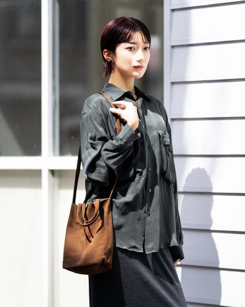 Morphee / モルフェトートバッグ 2WAY SMALL TOTE(SHORT) SUEDE[COFFEE BROWN]☆新作発売！