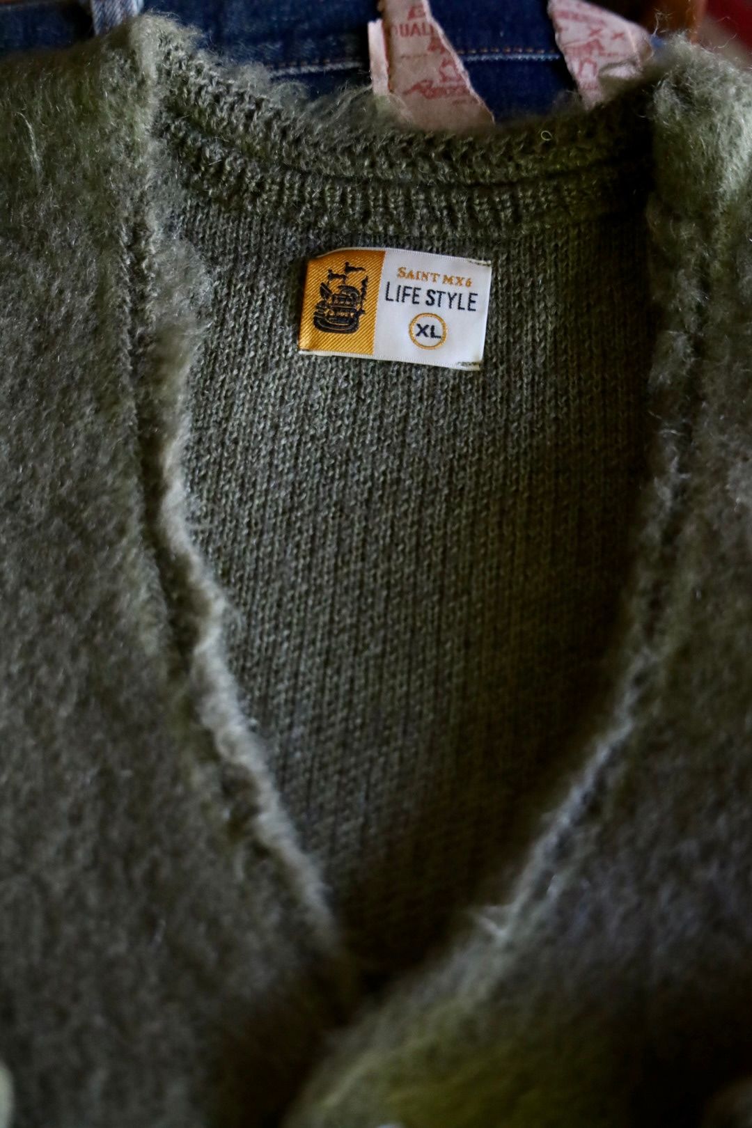 セントマイケル24AW MOHAIR CARDIGAN(SM-YS1-0000-058)KAHKI