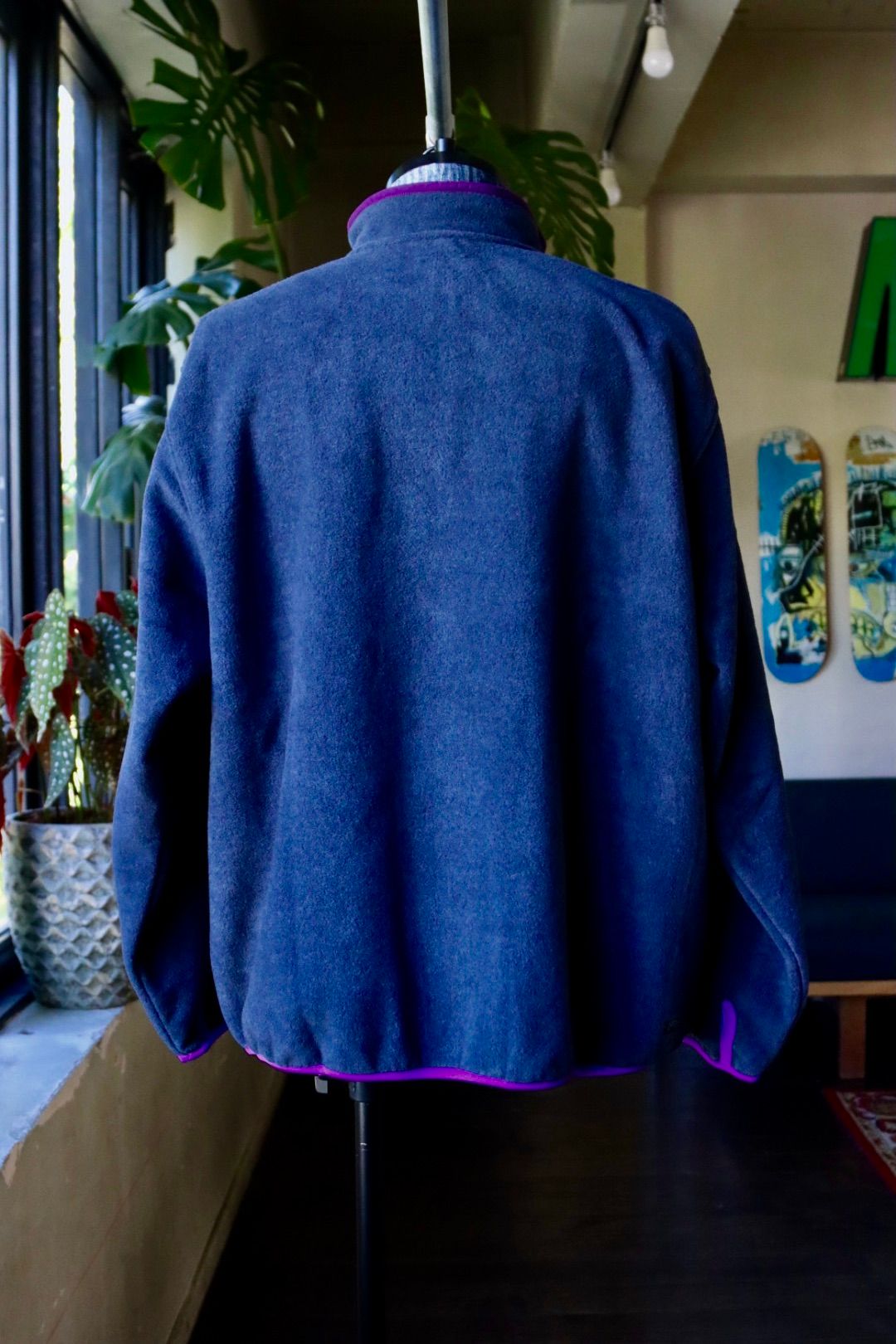 セダンオールパーパスFW23 Fleece Snap Pullover (SD23F-CT07)Navy
