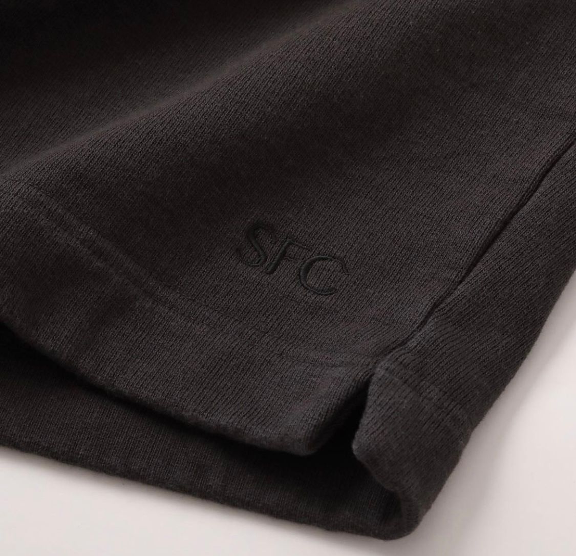 S.F.C 24SS エスエフシー SFC SWEAT SHORTS(SFCSS24CS05)Washed Black