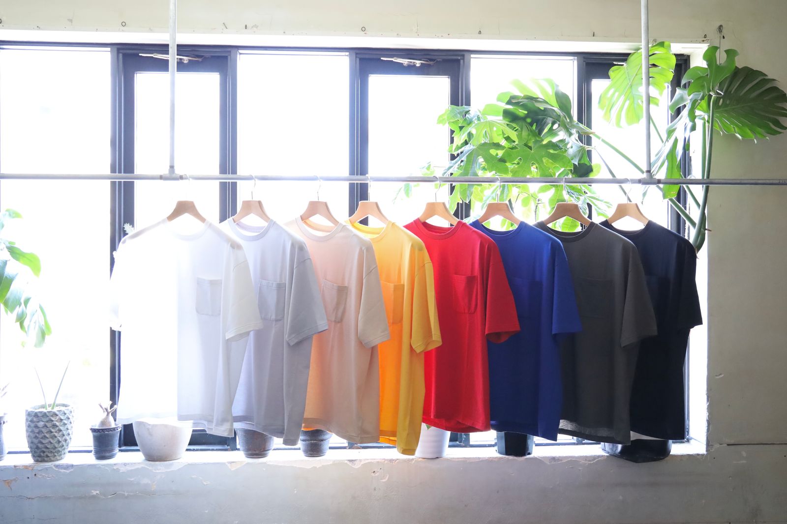 FOUNDOUR - ファウンダ 25SS POCKET T SHIRT(015FD251017)RED☆4