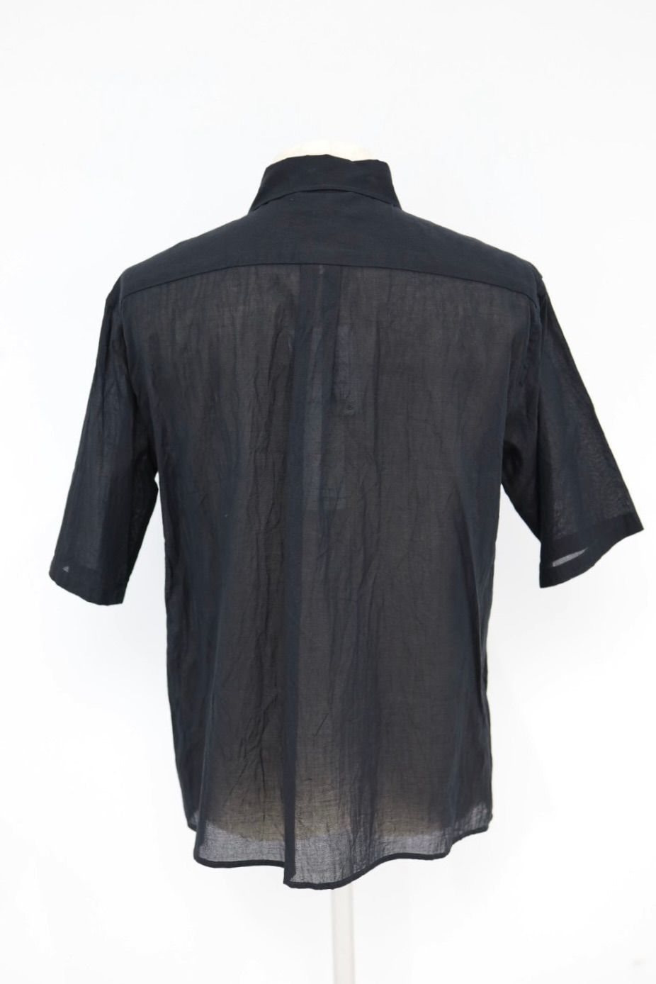 blurhms 26SS Women's Silk-Co Voile Half-Sleeve Shirt(BHS26S036SiCo)Black☆3月27日(金)新作発売！