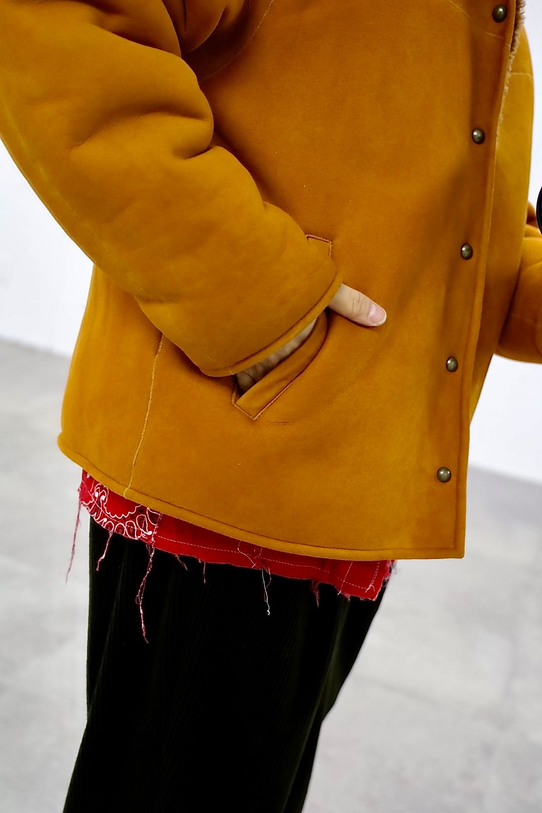 アプレッセ 2026 STYLE1 Vintage Mouton Jacket(26SAP-01-09)CAMEL☆11月29日(土)発売！