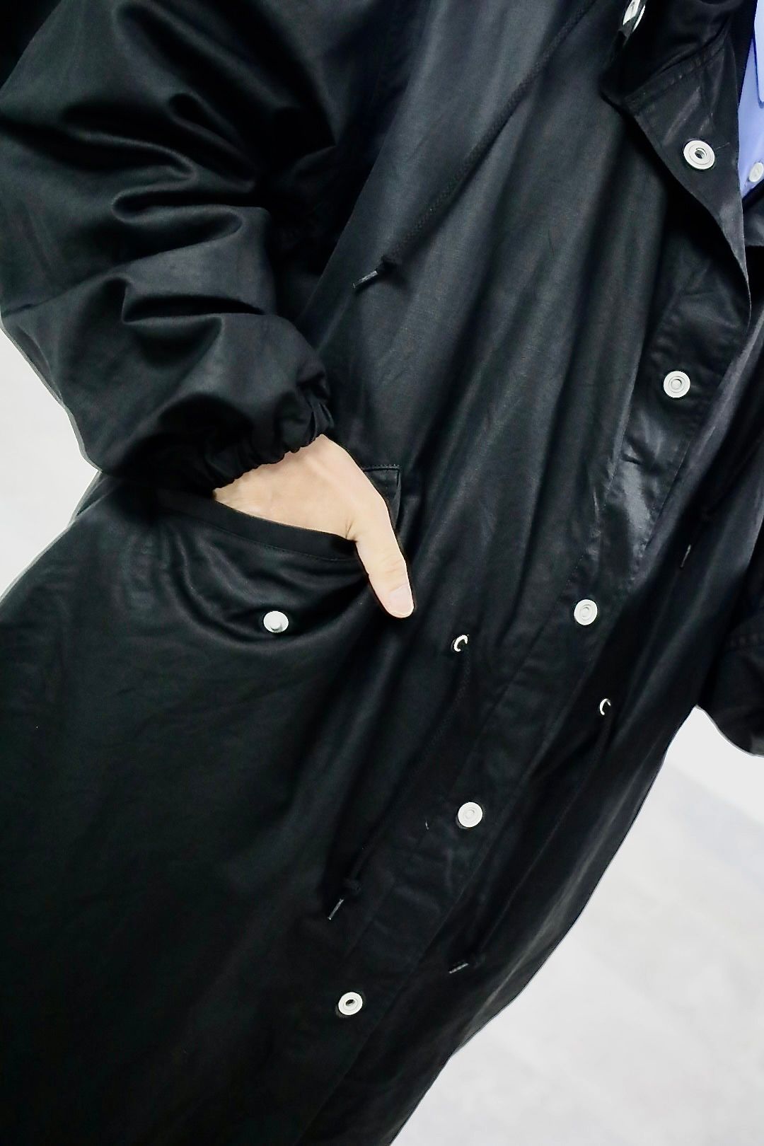 COMME des GARCONS HOMME 26SS 綿麻M-51モッズコートスタイル