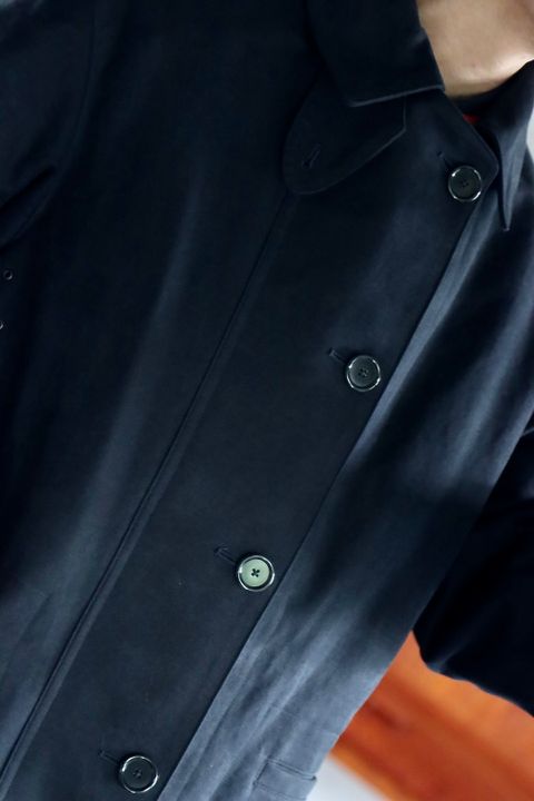 アプレッセ22FW Motorcycle Half Coat"NAVY"スタイル
