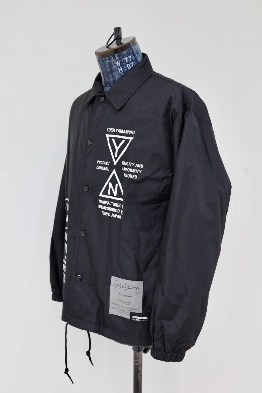 Yohji Yamamoto × NEIGHBORHOOD ウィンドブレーカージャケット(HK-Y91-600-1S26)BLACK★12月5日(金)発売！