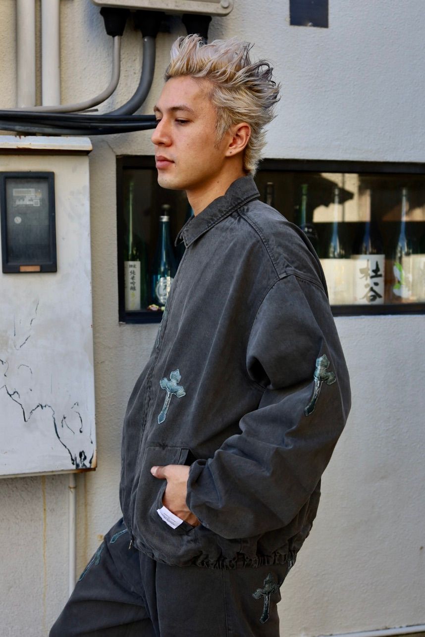TALKING ABOUT THE ABSTRACTION CROSS JACKET MARKスタイル
