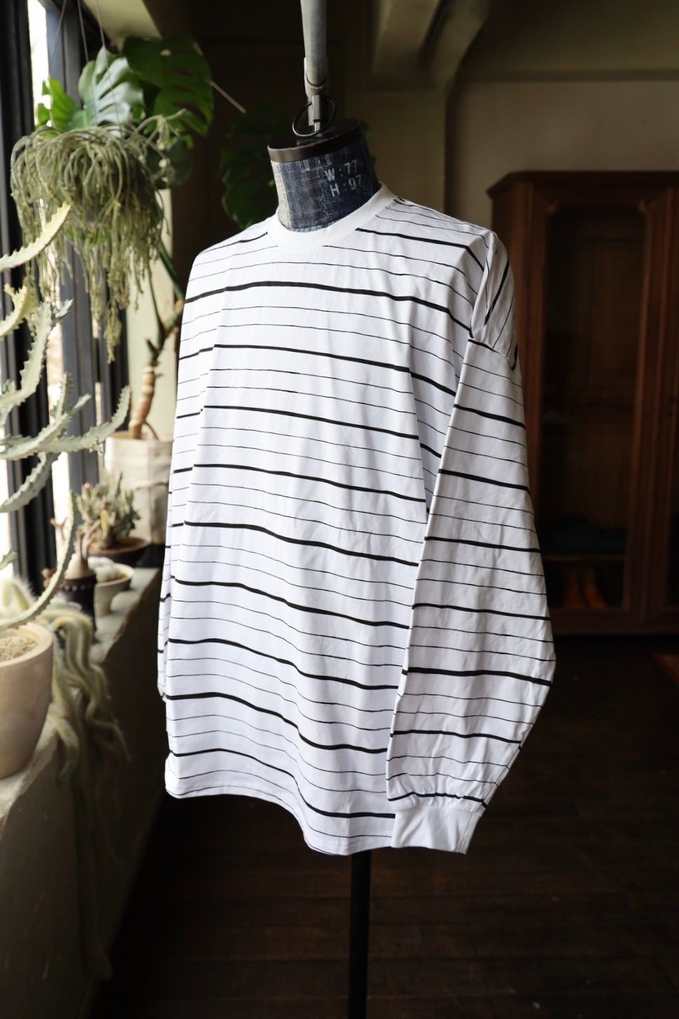 S.F.C 25SS エスエフシー SUPER BIG MIX SIDE STRIPES LS TEE(SFCSSCS12)White-Black☆2月15日(土)発売！