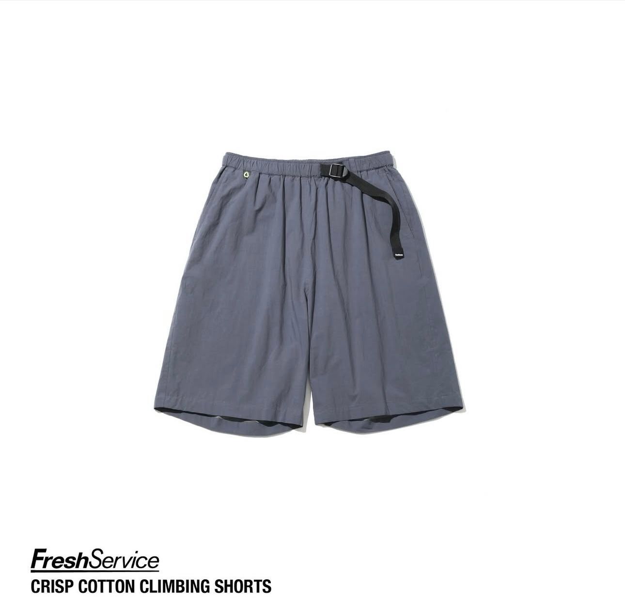 フレッシュサービス CRISP COTTON CLIMBING SHORTS(FSC251-40113)GRAY