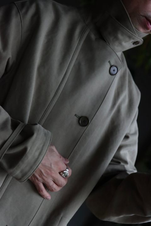 A.PRESSE アプレッセ23SSコート Motorcycle Half Coatスタイル2023.2.20.