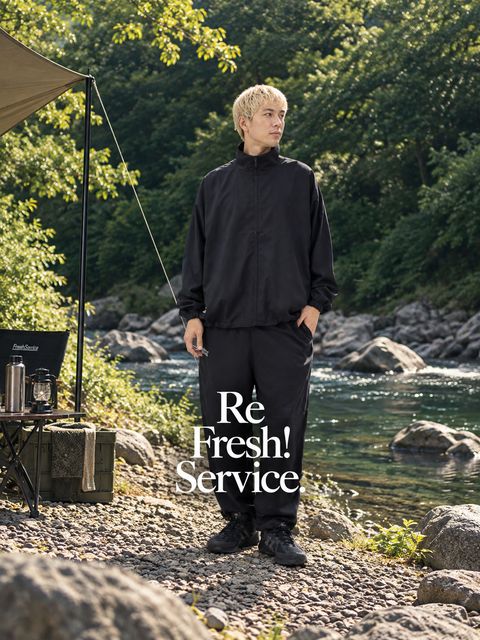 Re!FreshService SYNTHETIC WOOL TRACK SUIT (BLACK)☆9月19日(土)新作発売！