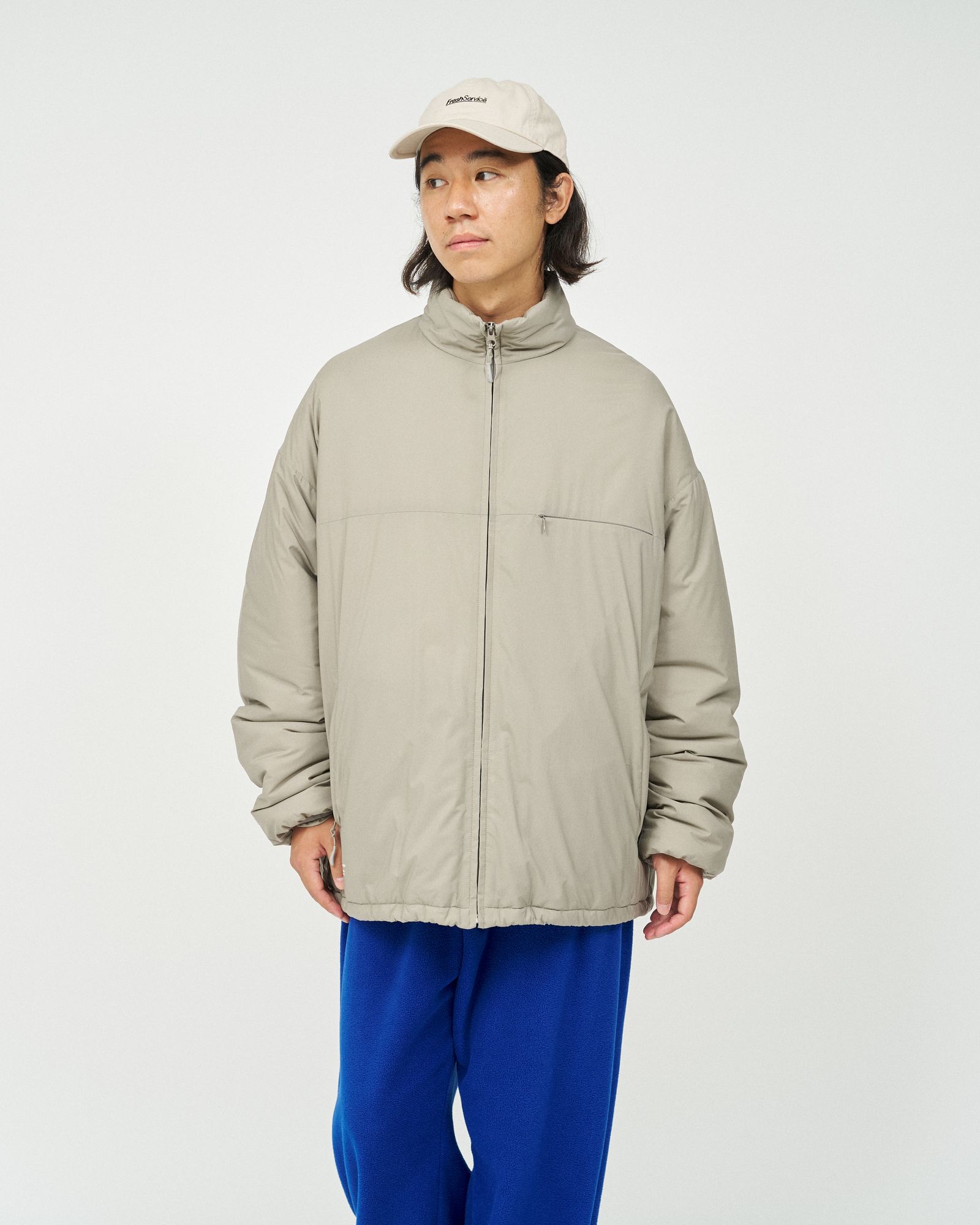 フレッシュサービス PERTEX® QUANTUM AIR MINI RIPSTOP ZIP-UP BLOUSON(FSC253-30195)BEIGE★10月18日(土)発売！