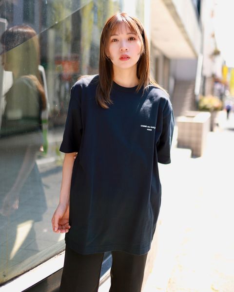 COMME des GARSONS HOMME ロゴTシャツstyle.2023.4.12