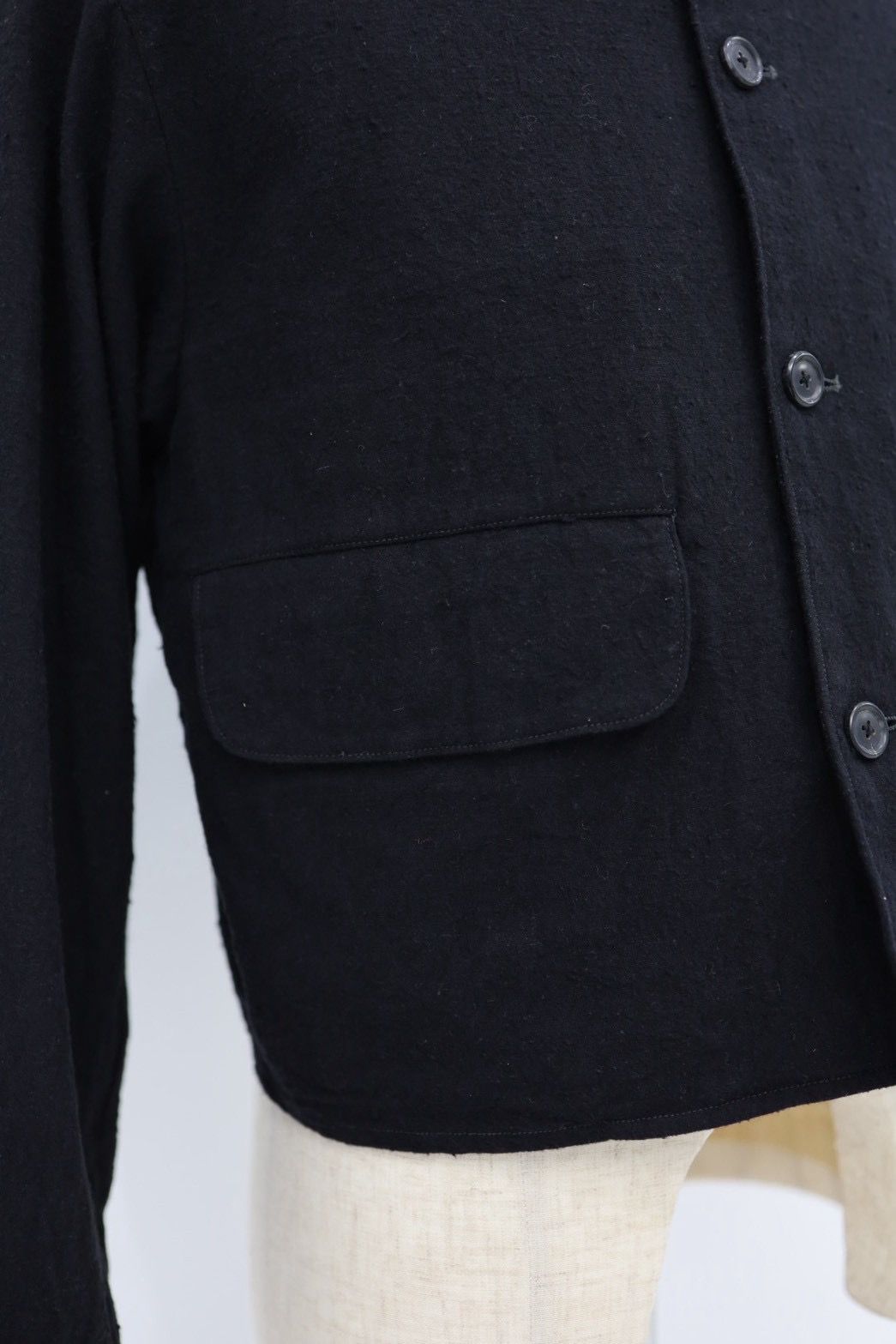 blurhms Women's 26SS Silk/Cotton Nep Short Jacket(BHSW26S3)Black☆2月13日(金)新作発売！