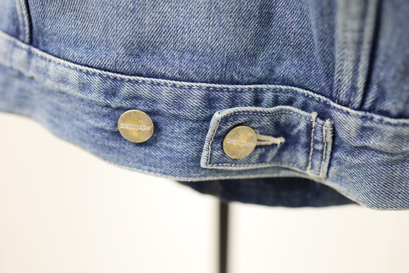 グラフペーパー Selvage Denim Trucker Jacket(GU261-20055LB)INDIGO_LIGHT FADE★1月24日(土)発売！
