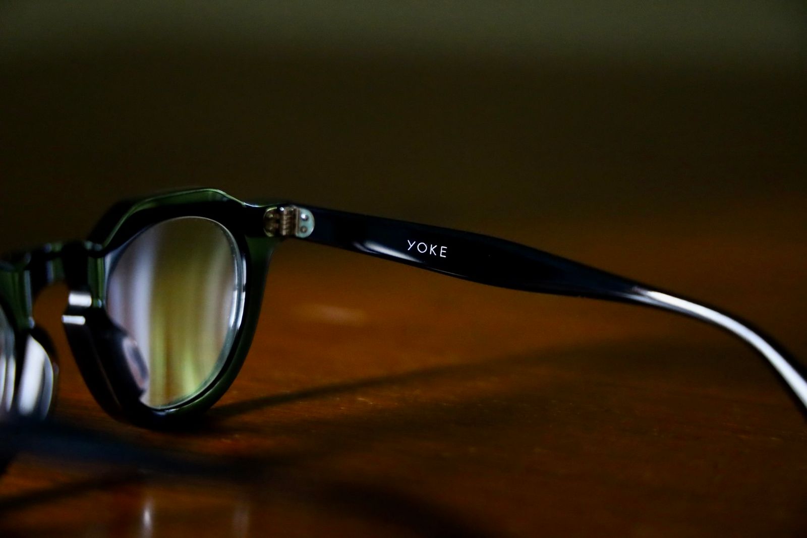 ヨーク24FW SUNGLASS / CLEAR LENS(YK24FW0859A) BLACK