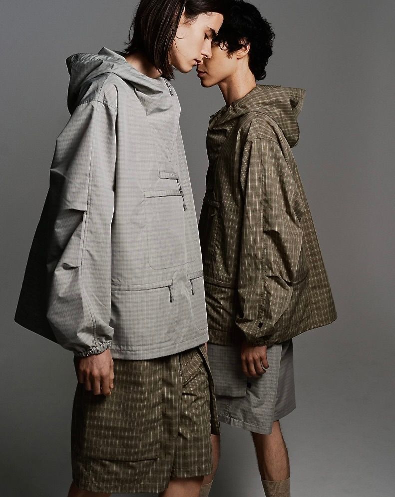 DAIWA PIER39(ダイワピア39) TECH ANORAK JACKET SUMMER PLAID(BJ-70026)SAGE GRAY☆2月21日(土)発売！