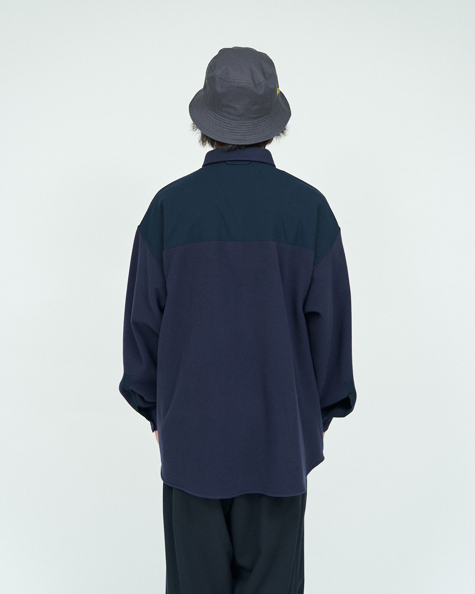 フレッシュサービス SYNTHETIC FLEECE SHIRT(FSC243-30094)NAVY