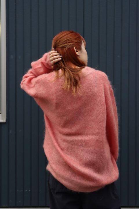 セントマイケル22AW Saint Mxxxxxx X BORN x RAISED KNIT PINKスタイル