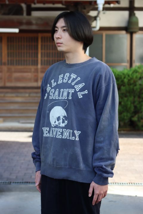 ©SAINT M×××××× スカルスウェット"NAVY"style.