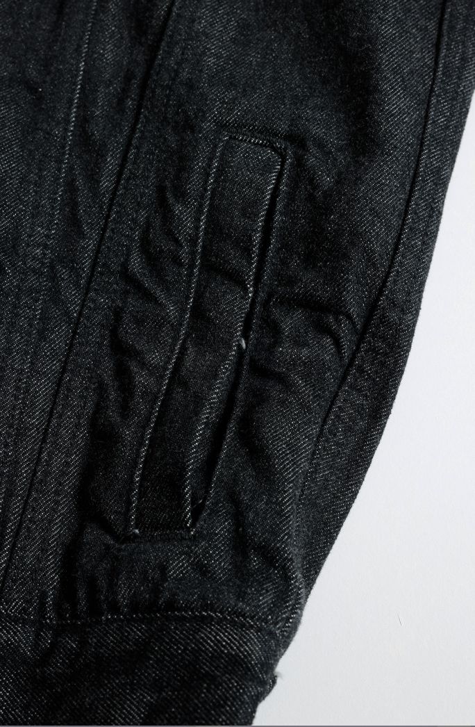 ファンダメンタル デニムジャケット THIRD THIRD JACKET RINSE(FA25JK33R-BK)BLACK