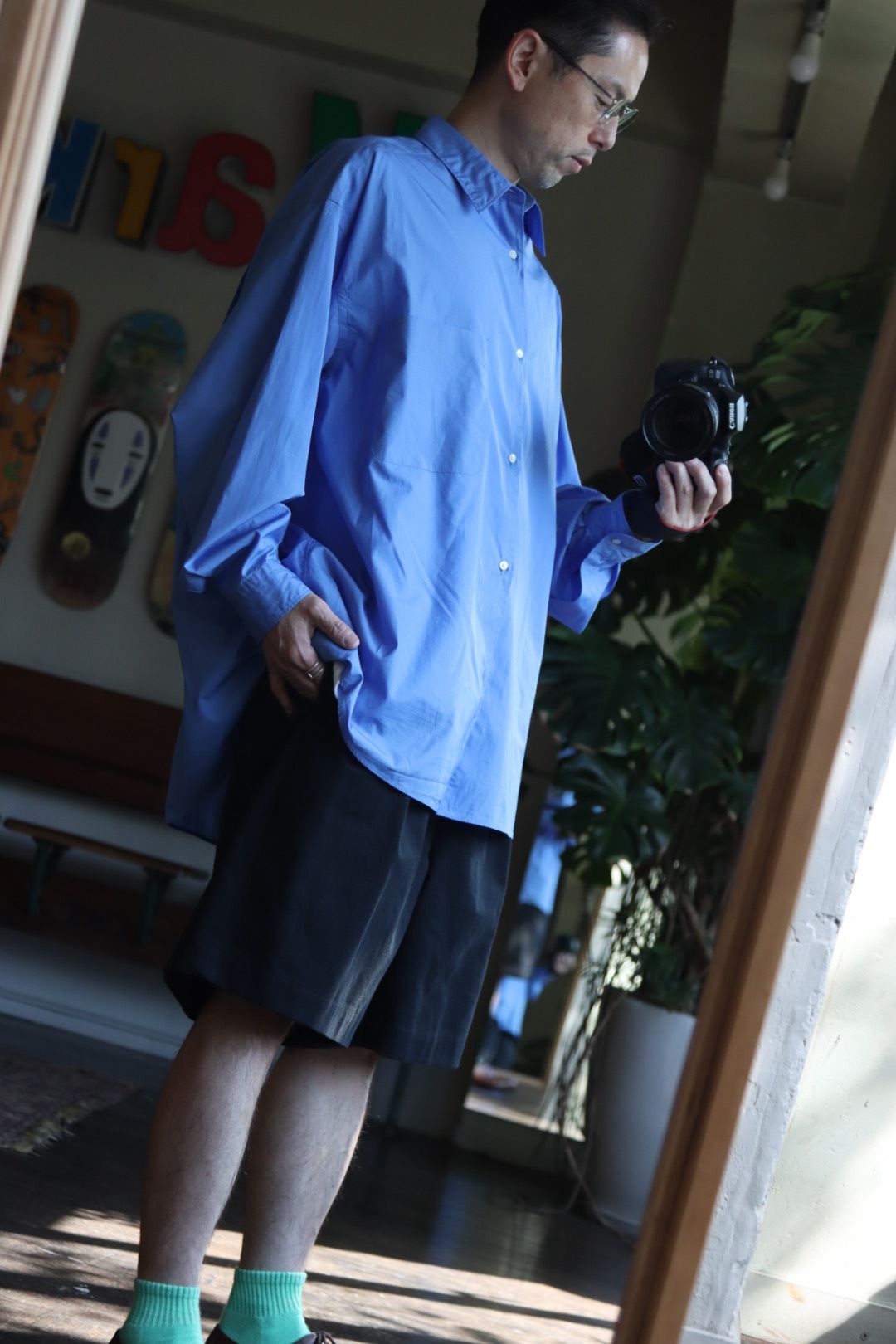 A.PRESSE - アプレッセ22SS Two Tuck Chino Shorts(22SAP-04-11H)BLACK