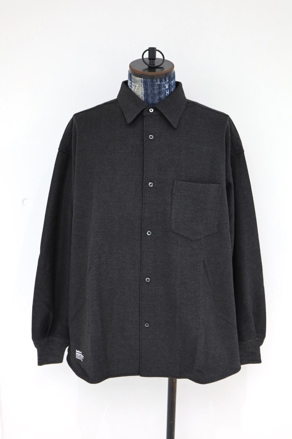 フレッシュサービス 26AW PRESWARM® RIBBED CUFF SHIRT(FSC263-50052)HOUNDSTOOTH☆9月26日(土)新作発売！
