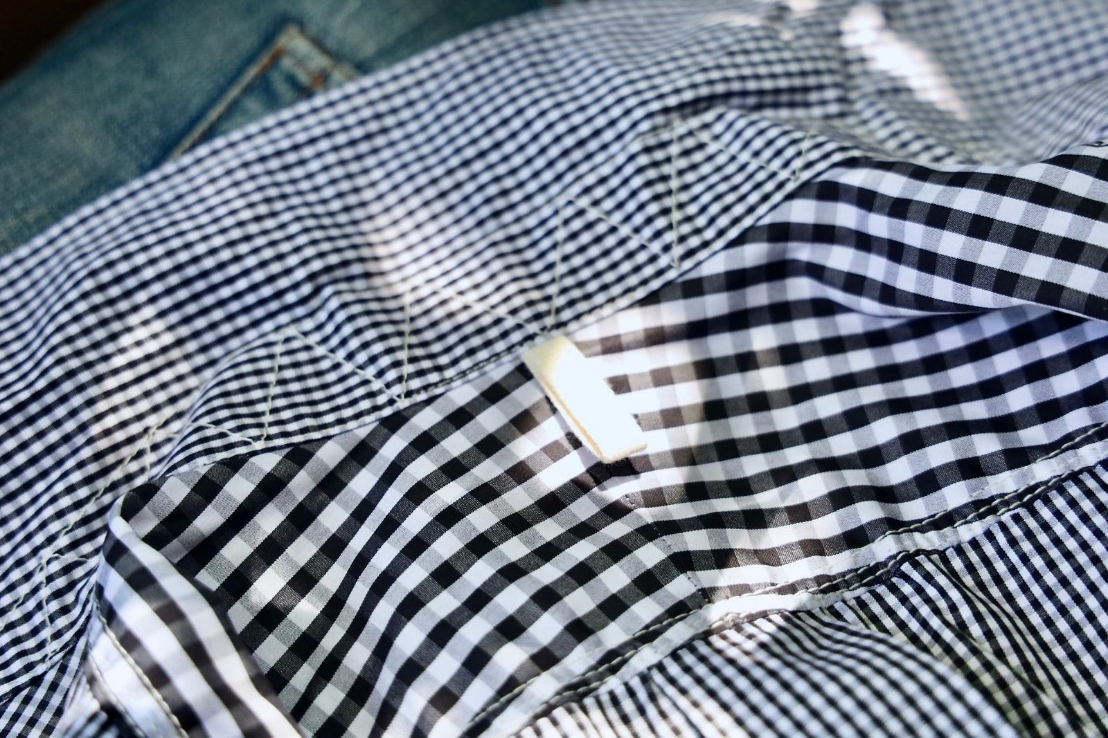 eYe JUNYA WATANABE MAN 24SS Levi's Wネームチェックシャツスタイル