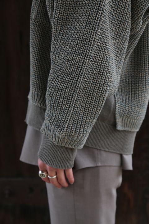 YOKE 5G CONNECTING RIB CARDIGAN(YK21SS0223S) style. 2021.03.07.