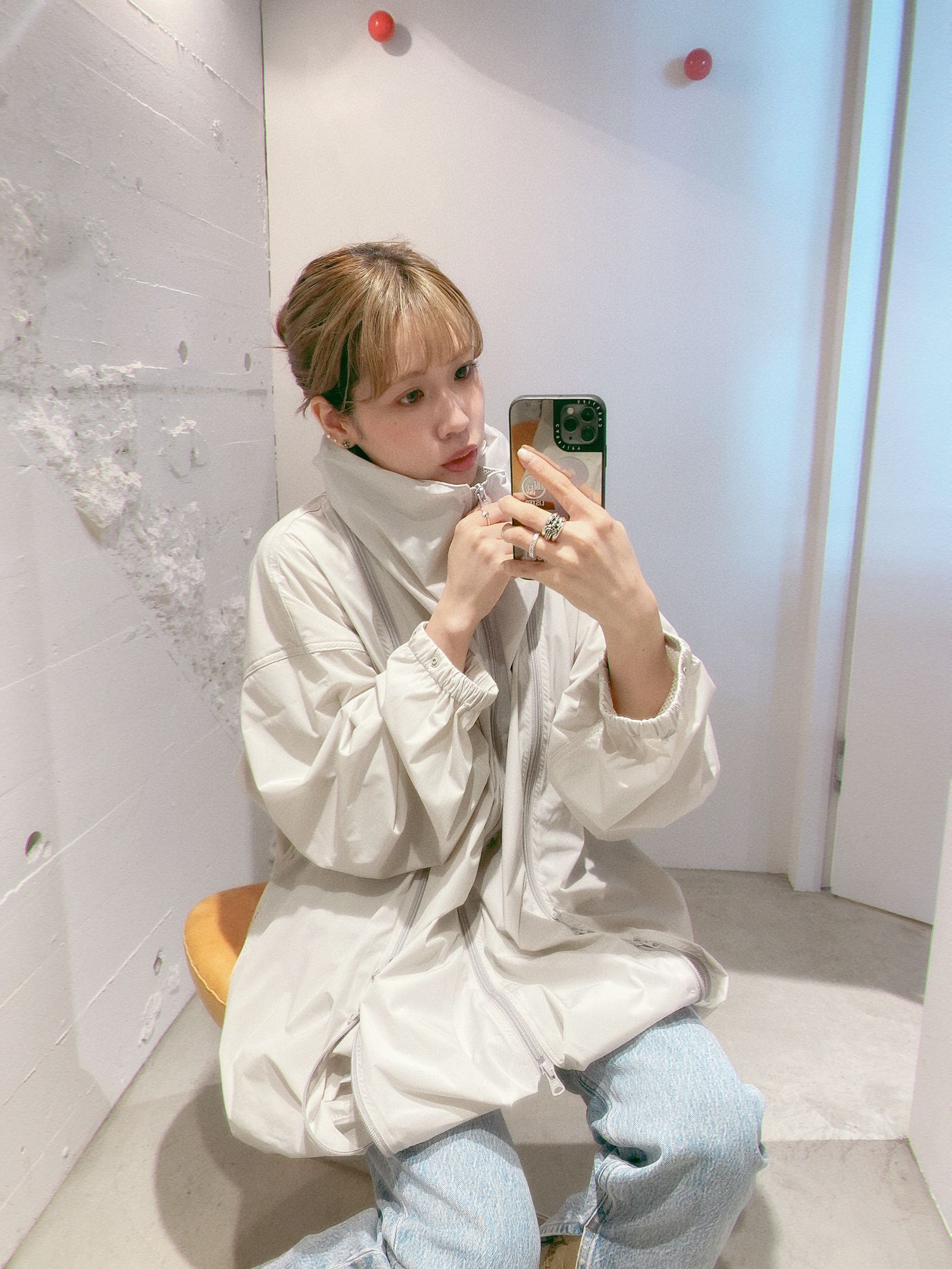 is-ness イズネス24SS TECHNICAL VENTILATION JACKET(24SS_08_1006JK04)LIGHT GRAY