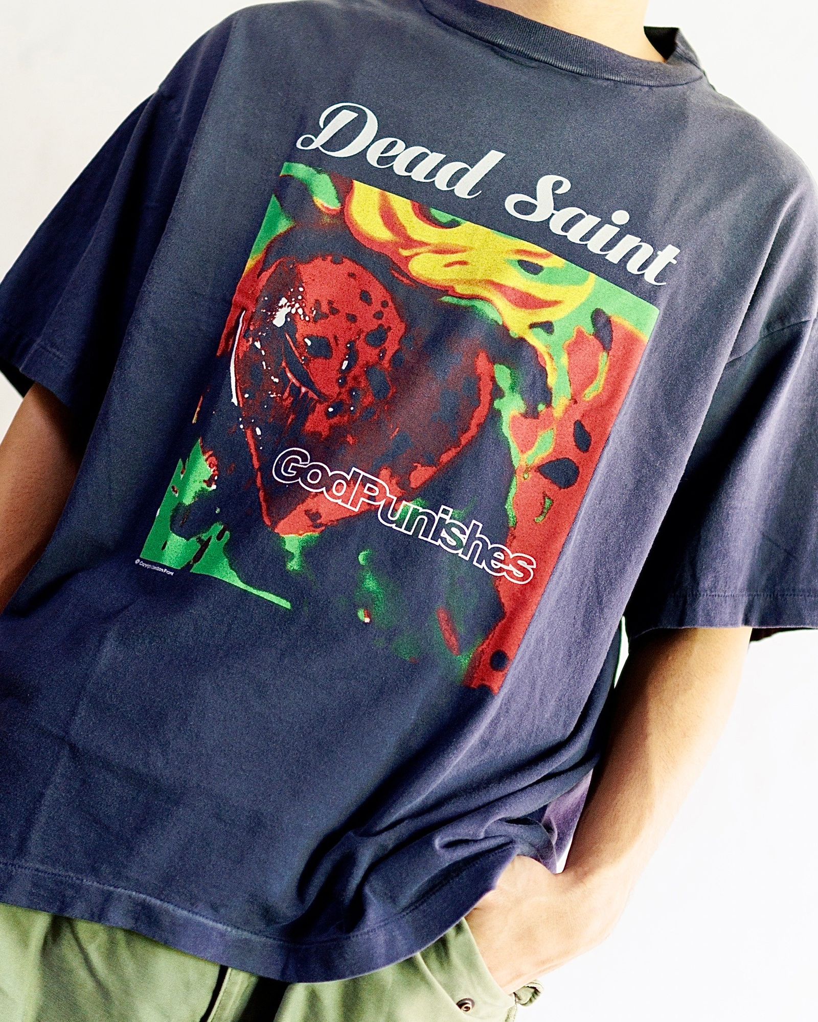 セントマイケル　Heathen DEAD 24ss tシャツ SAINT MICHAEL/セントマイケル/SS TEE/DEAD/BLACK(506222882