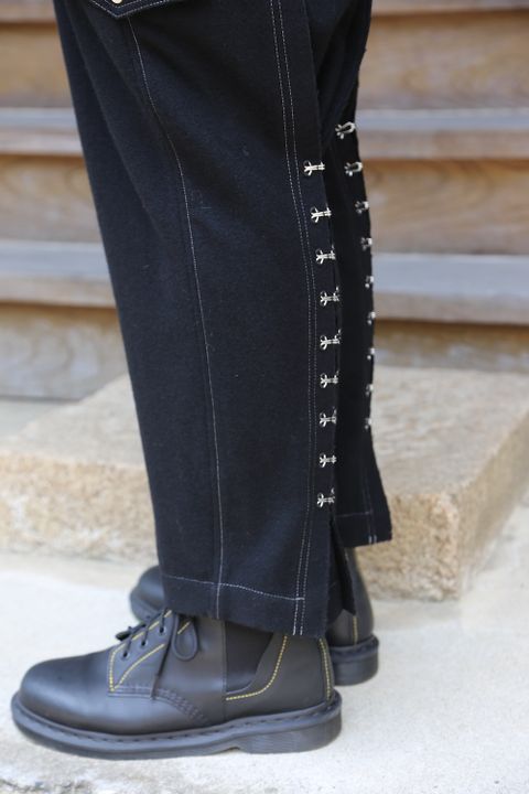yohji yamamoto Y-ホック付きPフラノ PANTS(HX-P32-118) style.2021.7.11