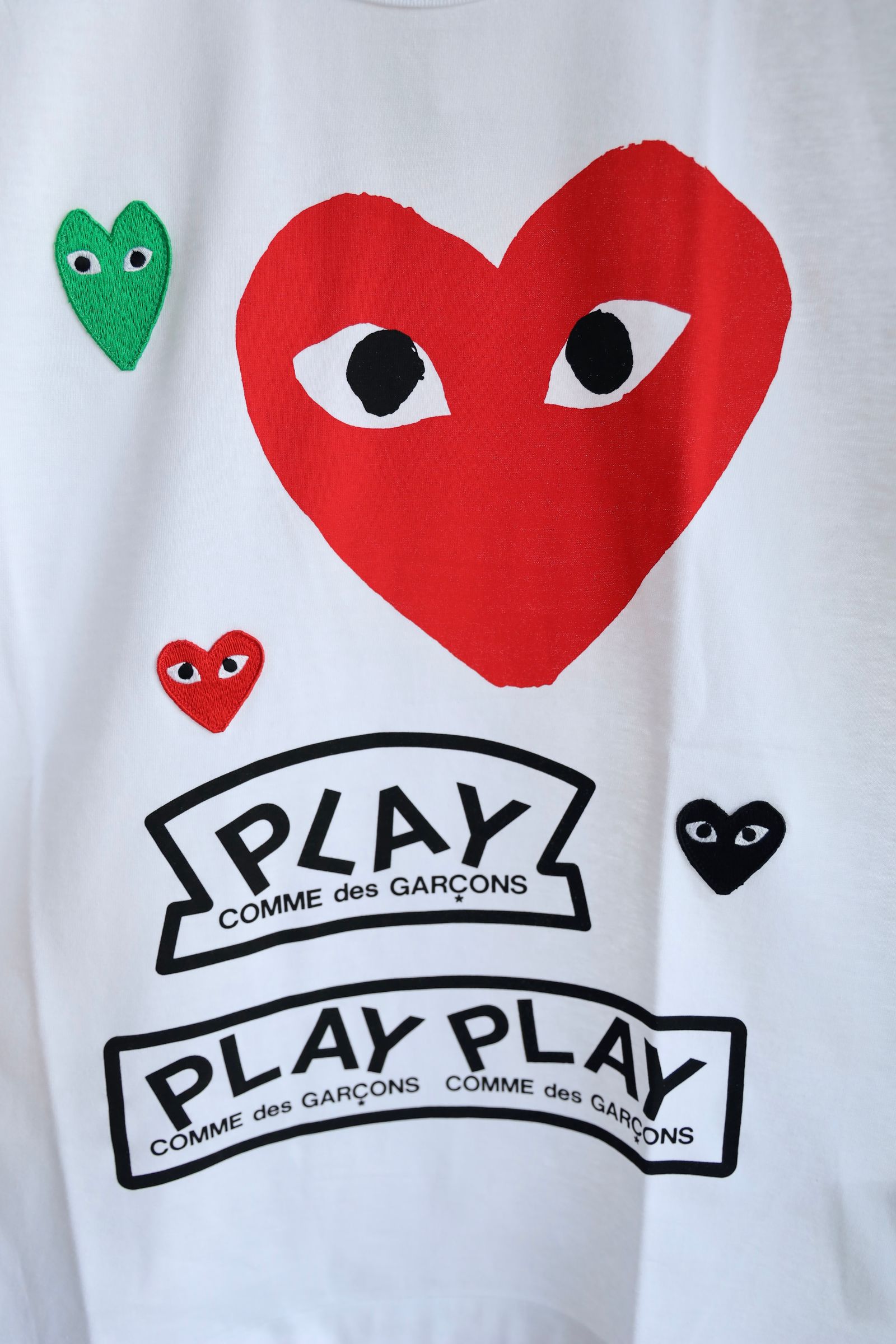 PLAY COMME des GARCONS - PLAYプレイコムデギャルソン レッド