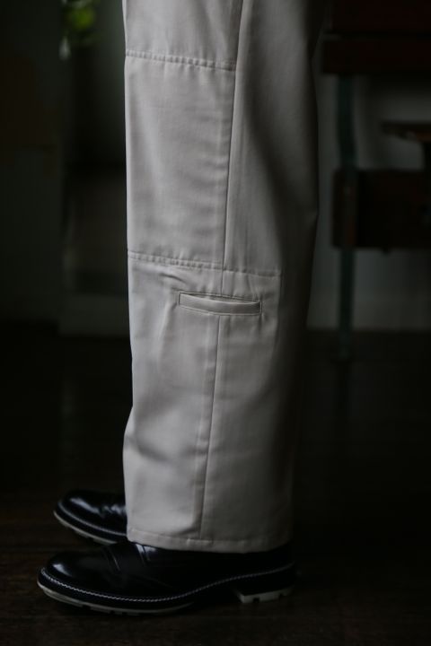 MATSUFUJI Modified Farmers Trousers(M211-0401)"WHITE" style.2021.1.22.