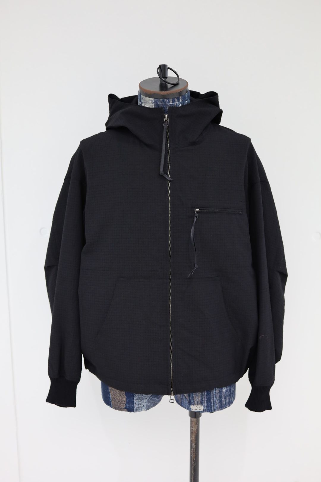 プロダクトトゥエルブ SS26 High Count Wool Ripstop Jacket (26SS-PBL03)BLACK