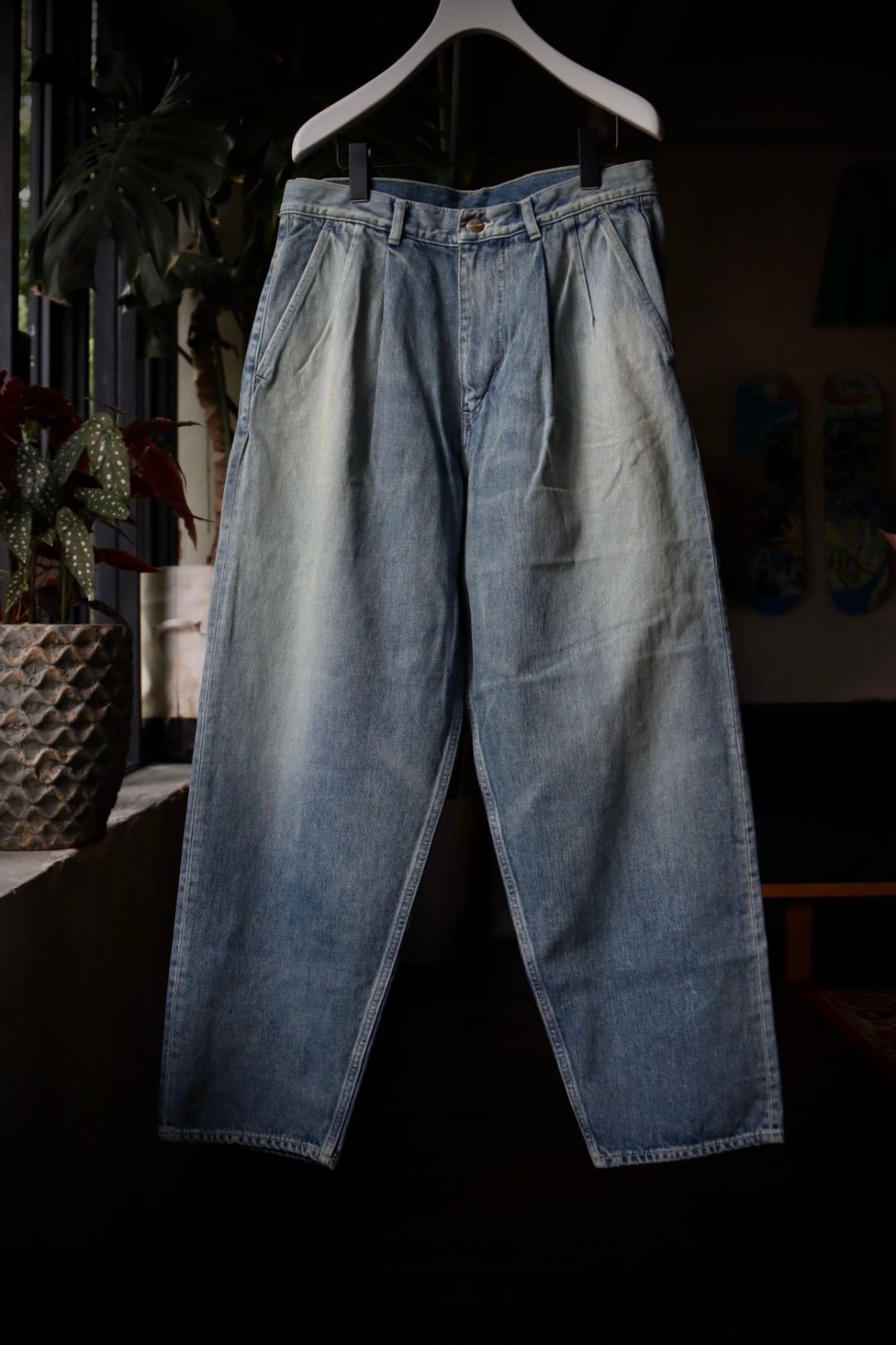 Graphpaper - グラフペーパー23AW Selvage Denim Two Tuck Tapered