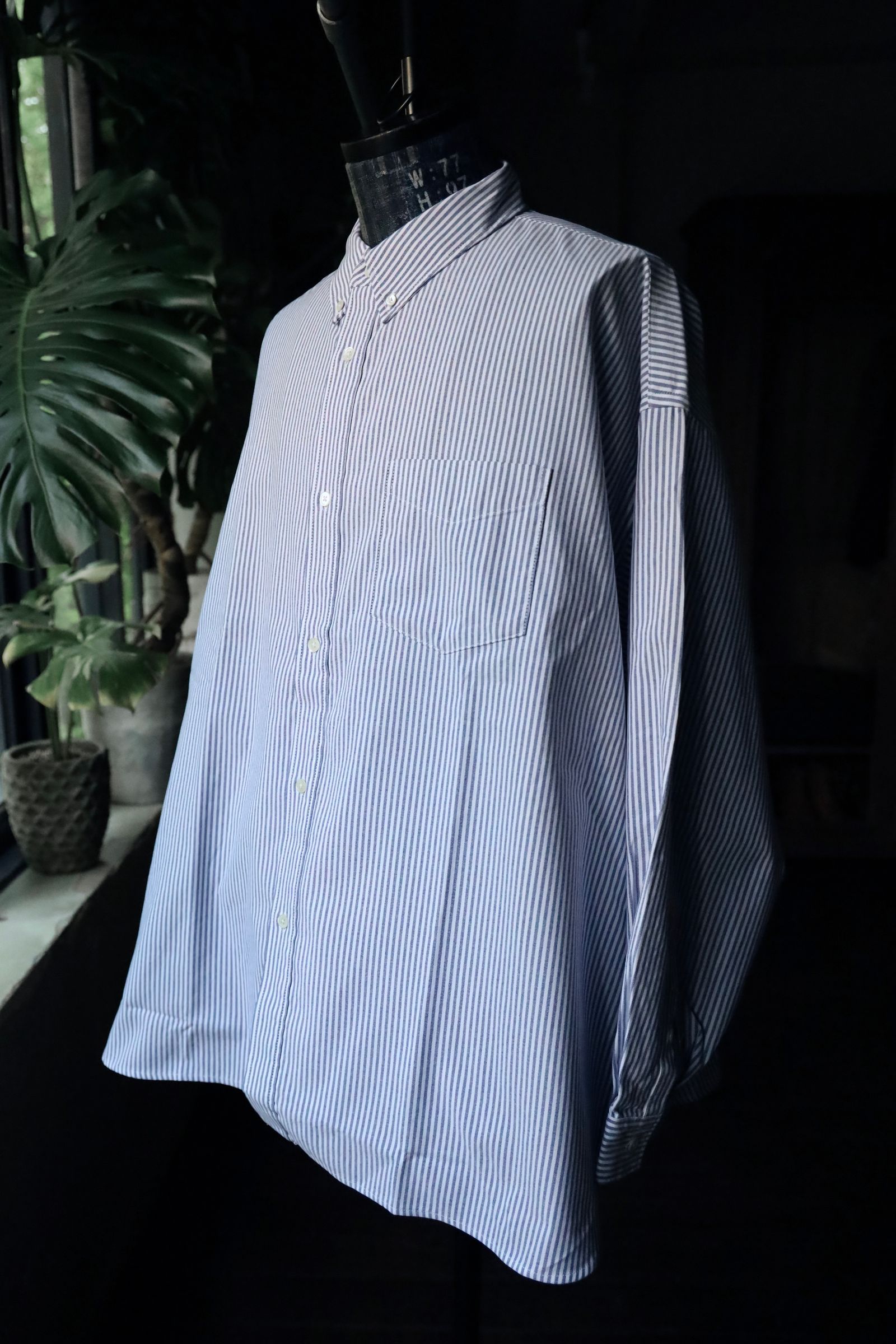 フレッシュサービス DRY OXFORD CORPORATE L/S B.D.SHIRT(BLUE STRIPE)☆1月25日(土)発売！