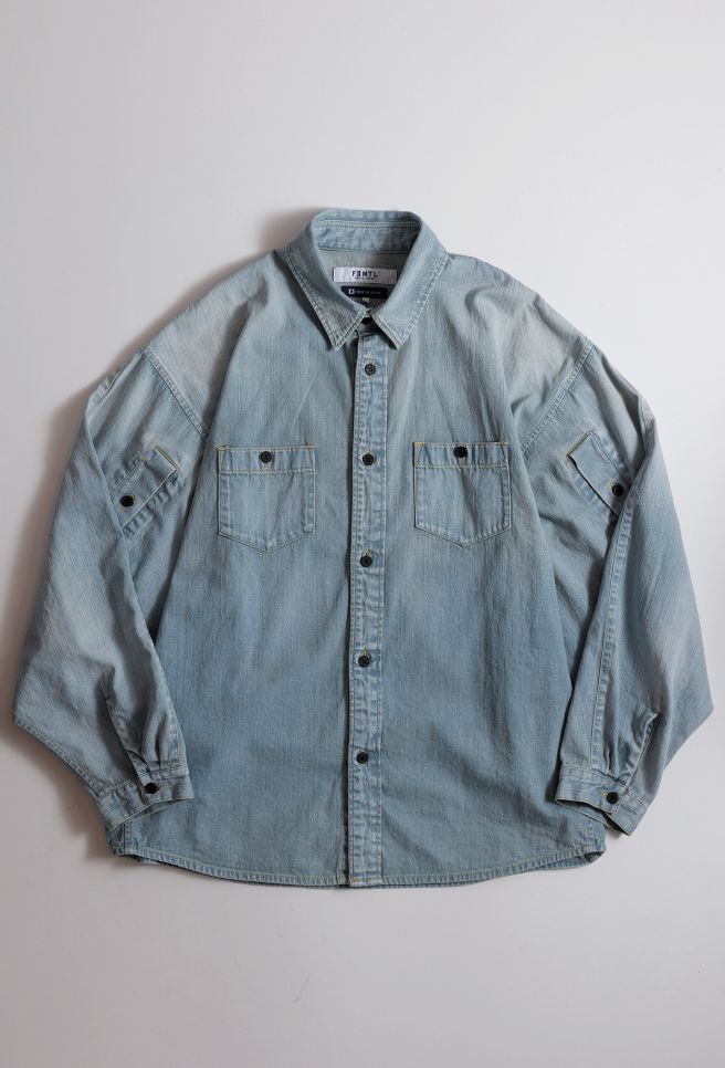 ファンダメンタル 26SS KYTE SHIRT 3YR WASH(FA26SH13U)INDIGO☆新作発売！
